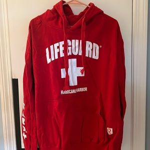 Lifeguard hurricane harbor hoodie